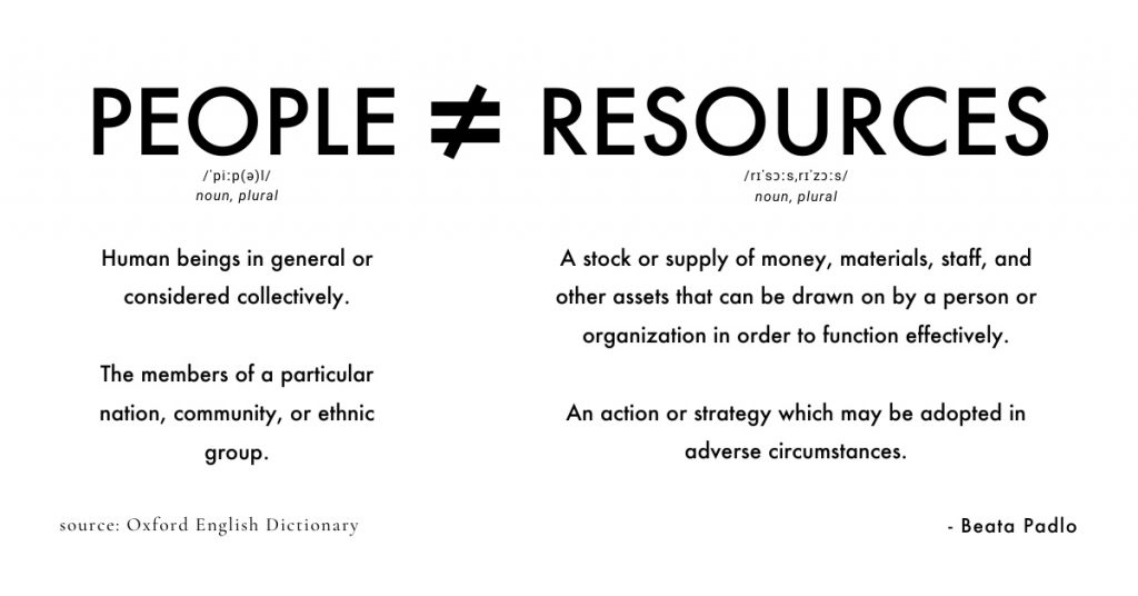 people vs resources definitions 